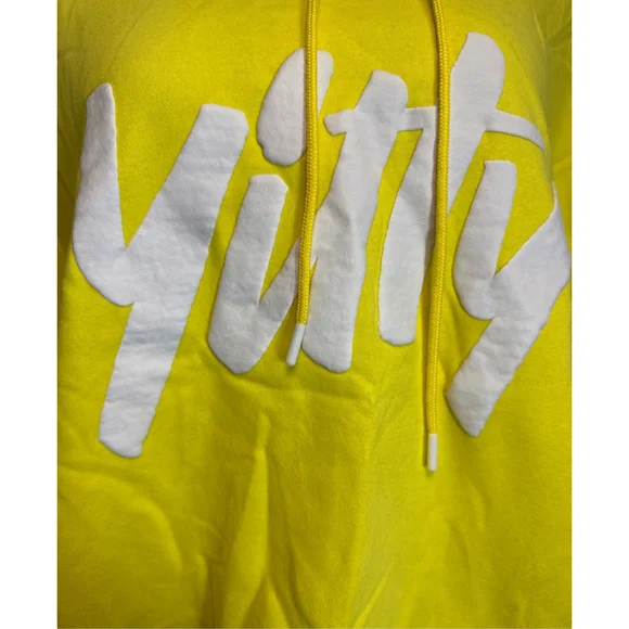 Women's Yitty Yellow & White Major Label EP Hoodie Plus Size 6X - Picture 3 of 6